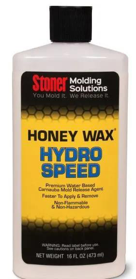 Stoner HoneyWax&reg;Hydro Speed是一種高固含量的水性乳液，不含任何溶劑，旨在代替?zhèn)鹘y(tǒng)的高級涂蠟作為復合材料行業(yè)中的脫模劑。