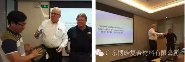 2016年9月7日，廣東博皓復(fù)合材料有限公司非常榮幸迎來了美國(guó)Stoner公司的代表們，共同慶祝廣東博皓復(fù)合材料有限公司與美國(guó)Stoner公司達(dá)成戰(zhàn)略合作伙伴關(guān)系并召開技術(shù)交流會(huì)